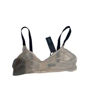 Blush Hypnose Bralette, NWT, Women’s Large, nude color, sheer